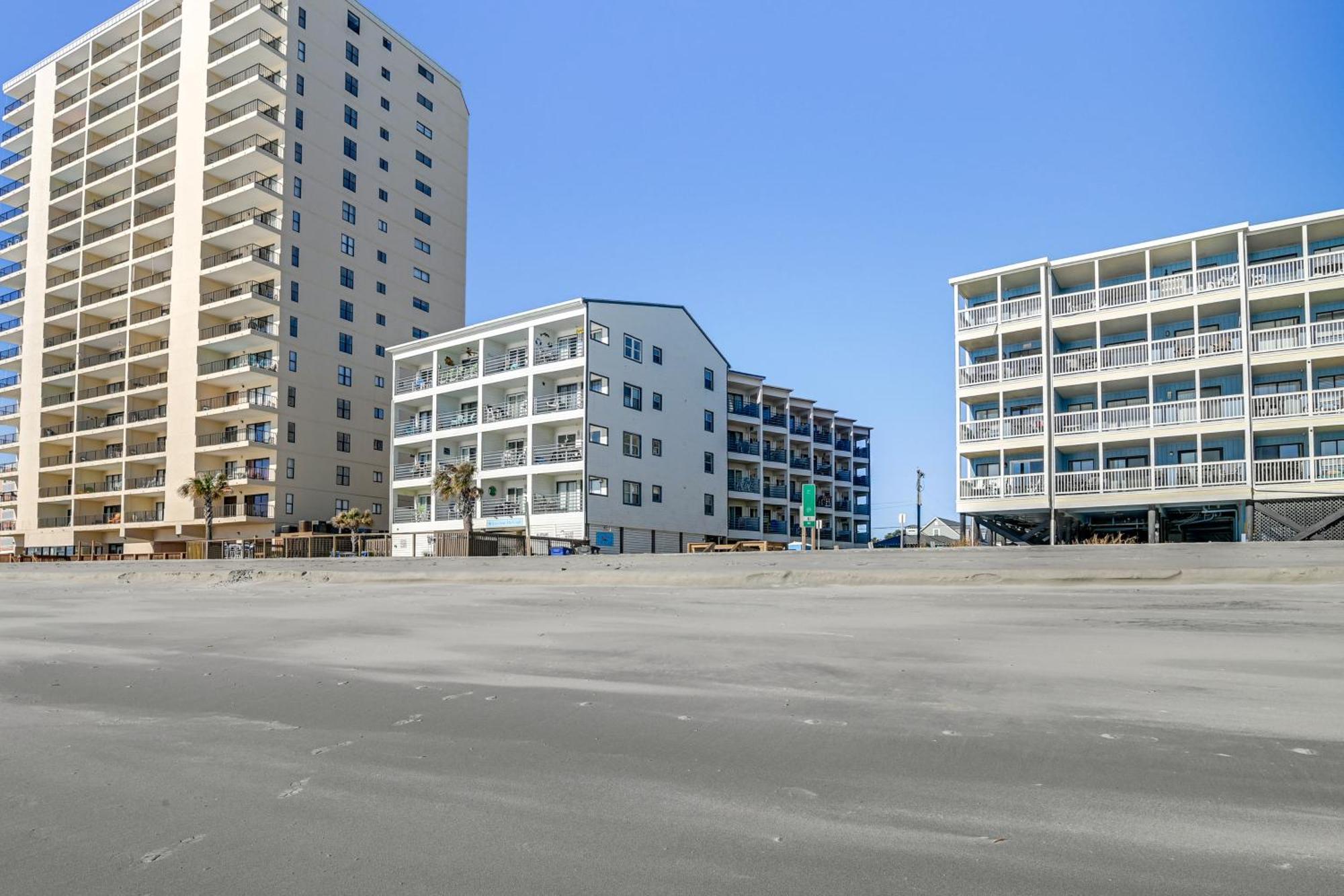 Cozy Beachfront Condo With Wifi, Views And Pool Access Myrtle Beach Ngoại thất bức ảnh