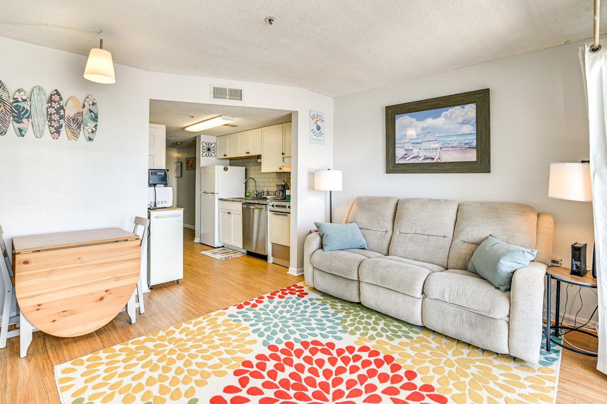 Cozy Beachfront Condo With Wifi, Views And Pool Access Myrtle Beach Ngoại thất bức ảnh