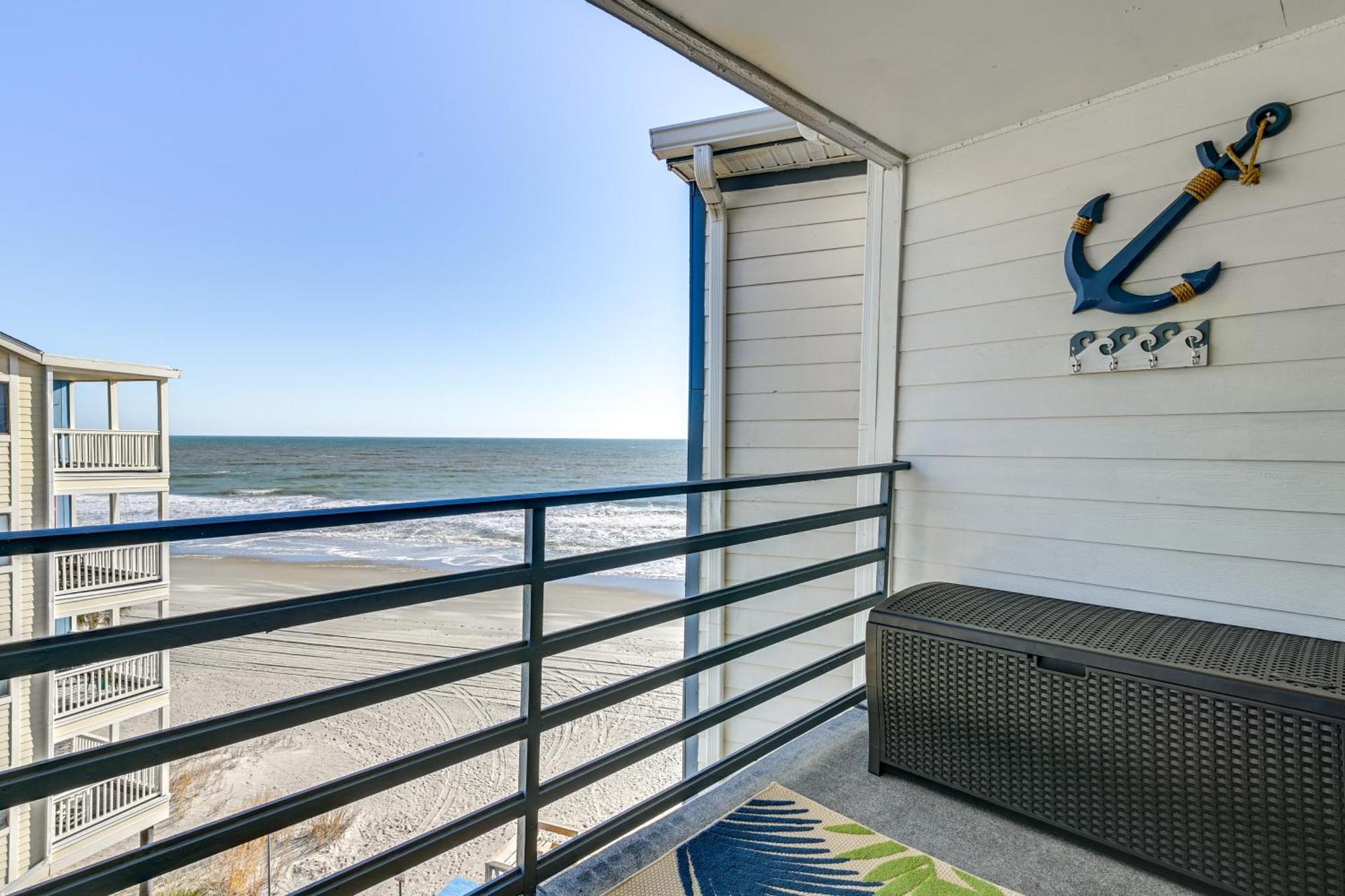 Cozy Beachfront Condo With Wifi, Views And Pool Access Myrtle Beach Ngoại thất bức ảnh